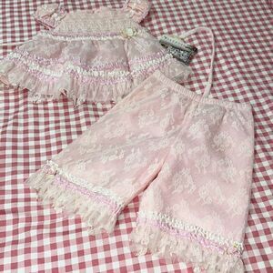 Baby biscotti tulle rosette outfit 24m